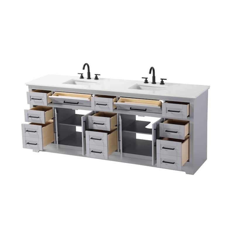 Nathaniel Double Bathroom Vanity (54-84 inch)