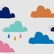 preview thumbnail 4 of 2, Joules Whatever the Weather White and Rainbow Wallpaper