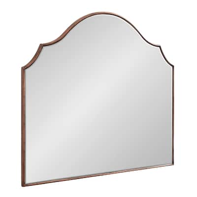 Kate and Laurel Leanna Framed Arch Wall Mirror