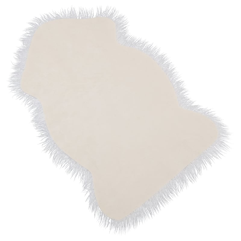 Soft Faux Mongolian Fur Rug - 24"x35"