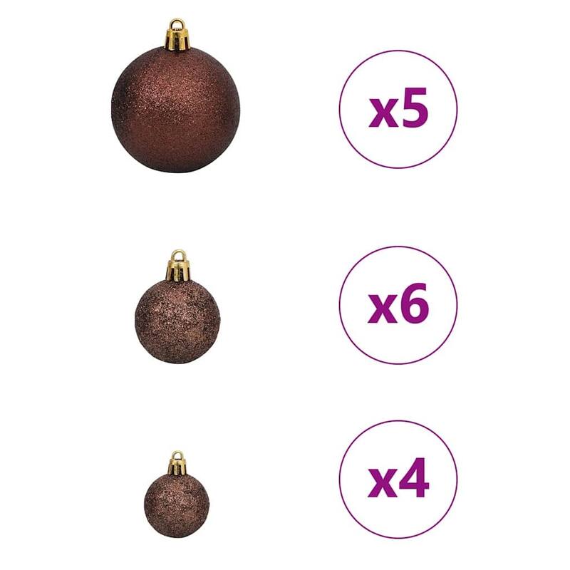 vidaXL Artificial Christmas Tree with Stand Green 40.5 x 40.5 x 120 cm - 40.5 x 40.5 x 120