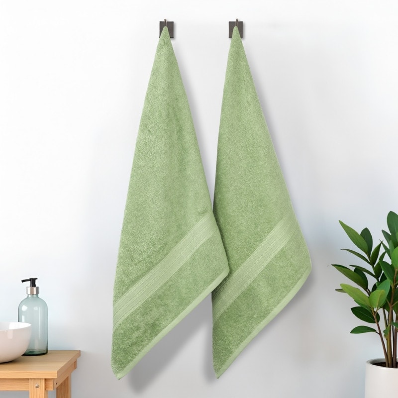 Eco-Friendly Sustainable Cotton Bath Sheet by Superior (Set of 2)