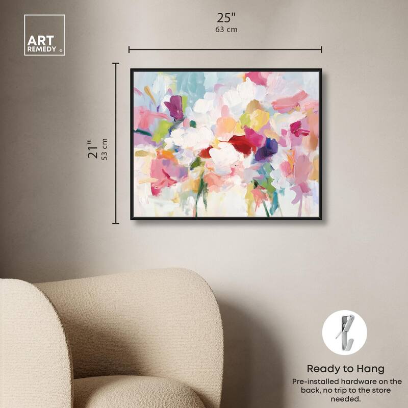 Saturated Colors II Canvas by Art Remedy