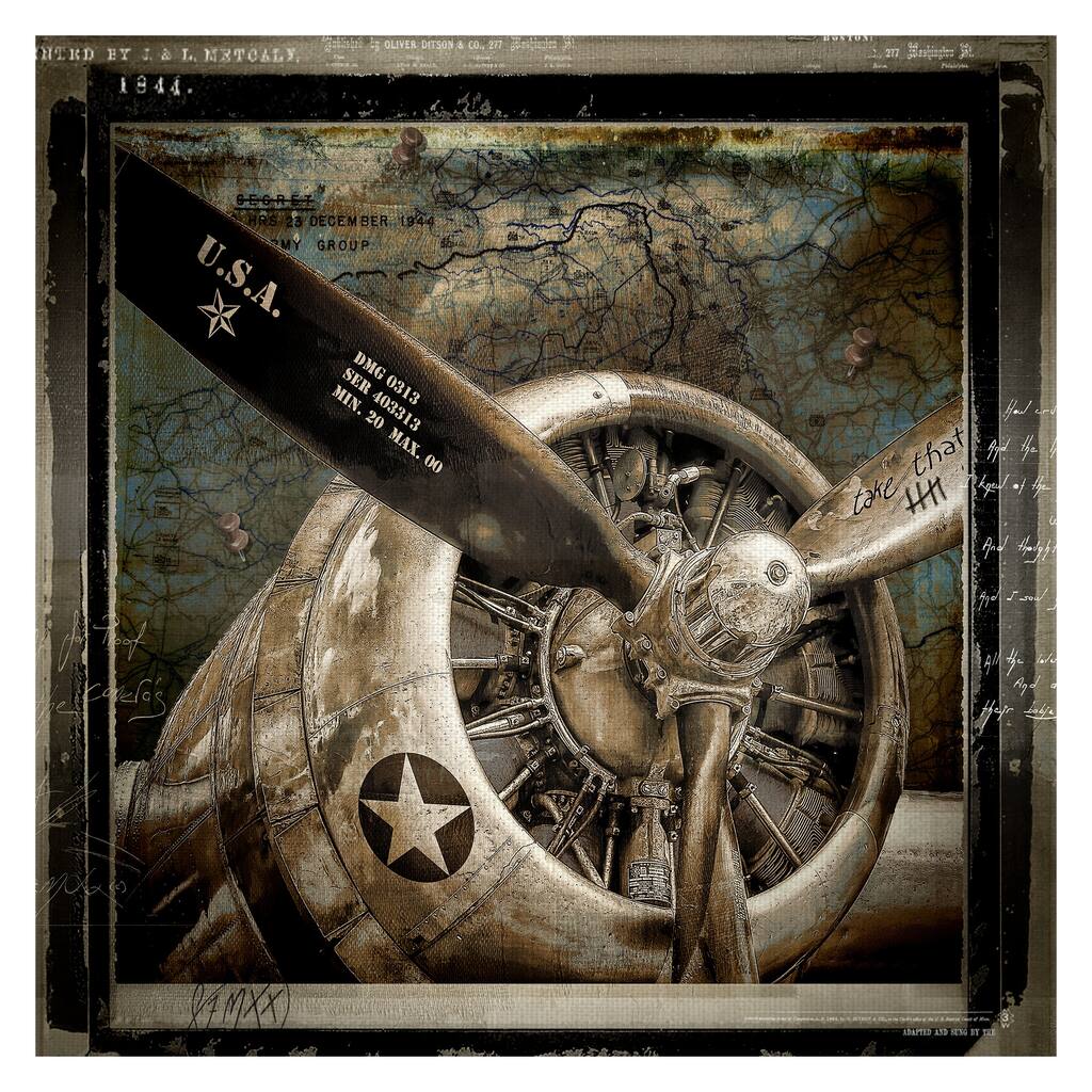 Wing and a Prayer by Art Licensing International Canvas Art Print