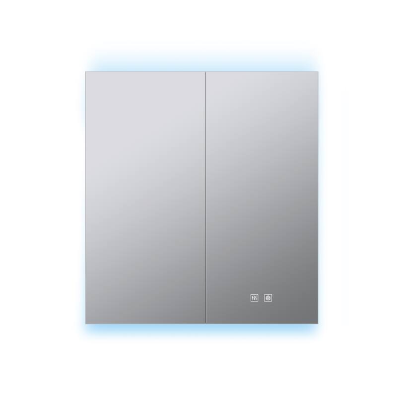 Corsica Surface-Mount LED Mirror Medicine Cabinet with Defogger