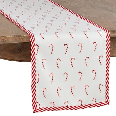 Candy Cane Long Table Runner