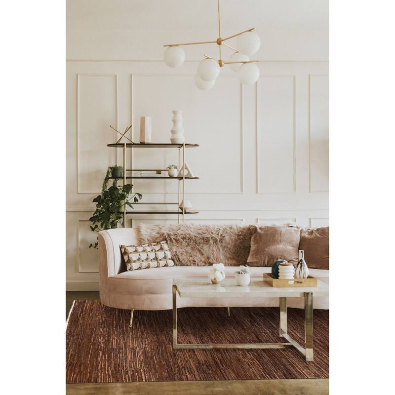 ECARPETGALLERY Hand-knotted Peshawar Ziegler Dark Brown Wool Rug - 8'11 x 11'10