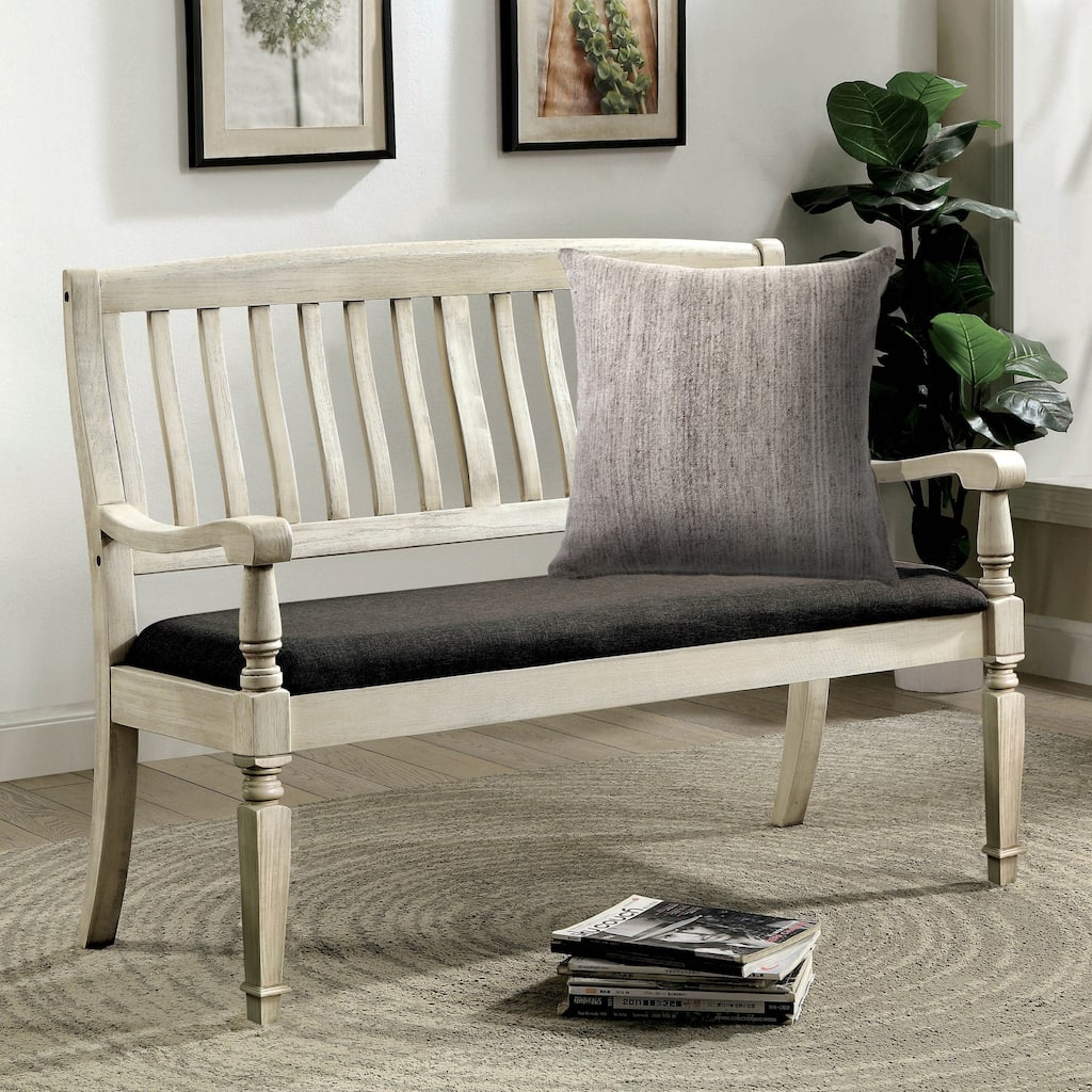 Sevita Distressed Gray Blend Throw Pillow