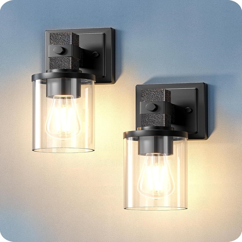 Set of 2 Farmhouse Vanity Lights Fixtures for Bathroom