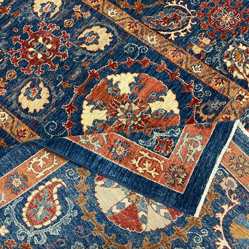 HERAT ORIENTAL Handmade Oushak Wool Rug - 5'7" x 8'