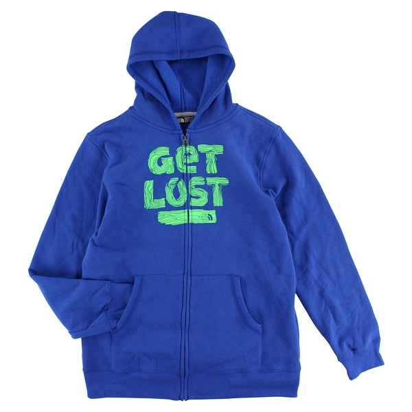 royal blue north face hoodie