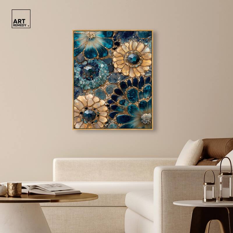 Opulent Geode III Canvas by Art Remedy