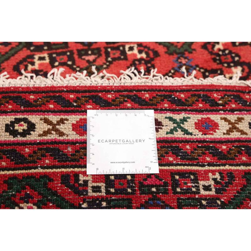 ECARPETGALLERY Hand-knotted Andelz Red Wool Rug - 2'6 x 9'5