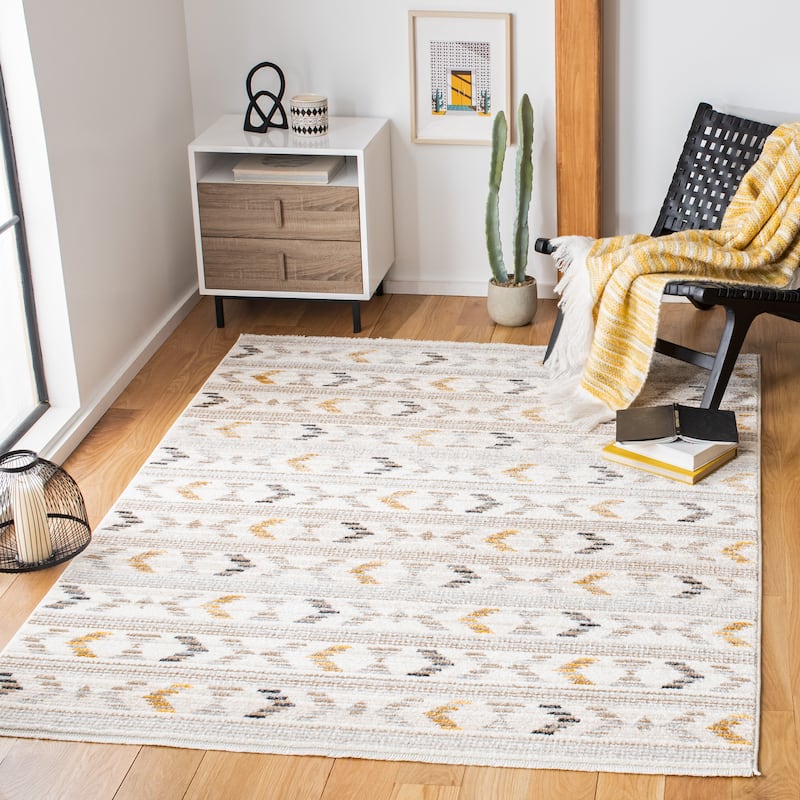 SAFAVIEH Sedona Liivia Boho Tribal Fringe Rug