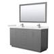 Option Dark Gray / White Quartz Top / Brushed Nickel