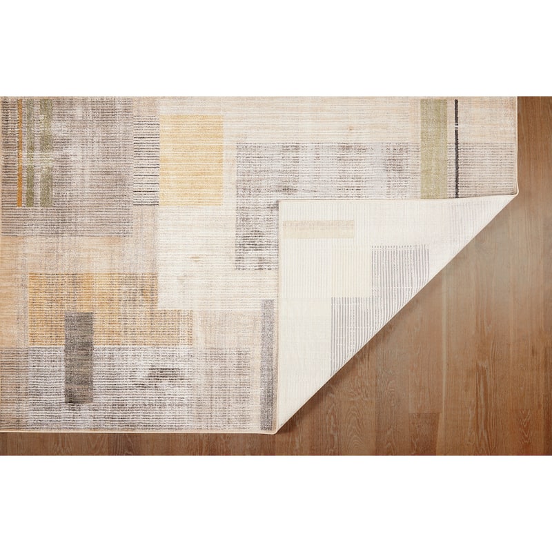 Terra by Obeetee Sahara Boxes Multi Rug