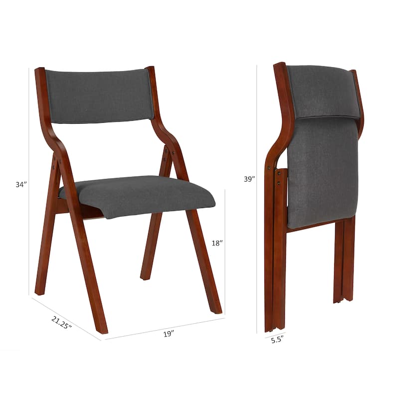Upholstered folding Dining chair set of 2 On Sale Bed Bath & Beyond