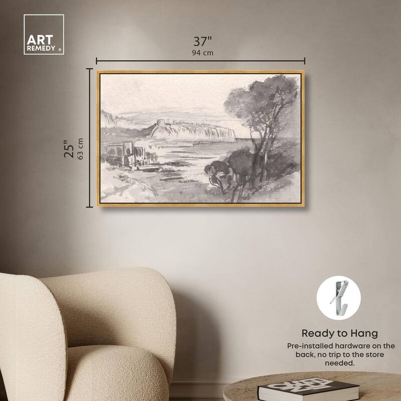 View across a Monaco Canvas by Art Remedy