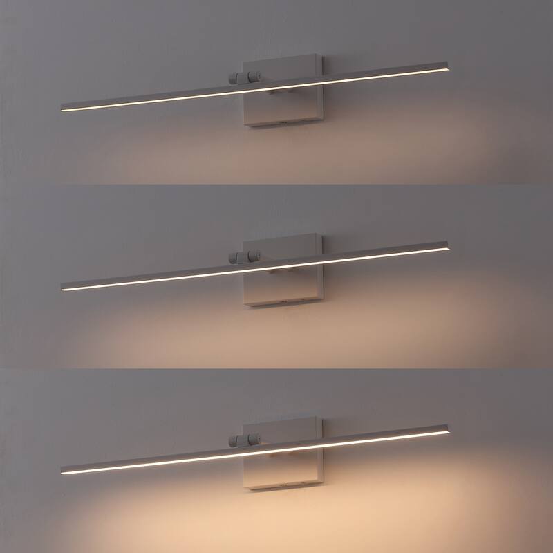 28" Swivel Integrated Dimmable LED Rechargeable Picture Light, Sensor, by JONATHAN Y - N/A