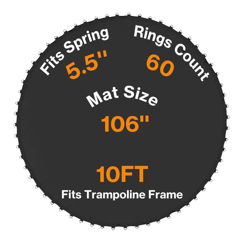 Aoodor Trampoline Replacement Jumping Mat