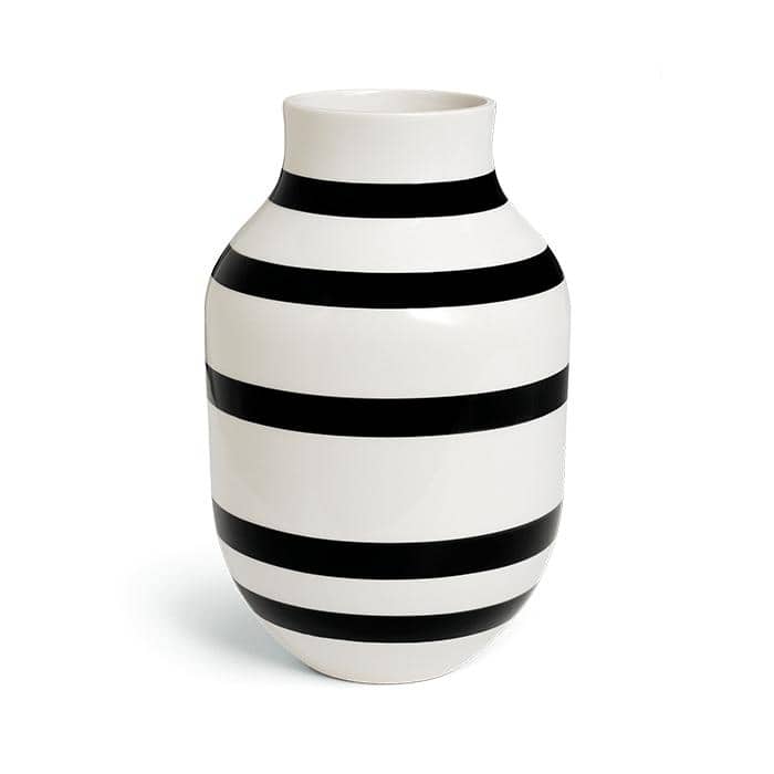 Kähler Omaggio Vase, Black