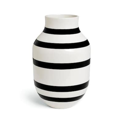 Kähler Omaggio Vase, Black