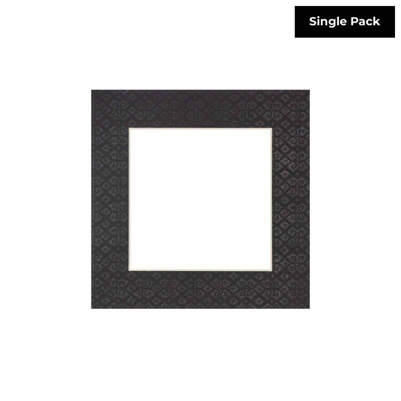 16x16-mat-for-12x12-photo-morroco-black-matboard-for-frames-measuring