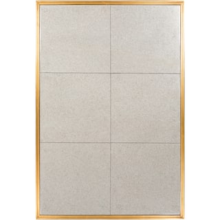 Edina Antiqued Tile Beveled Wall Mirror - 40" x 60"