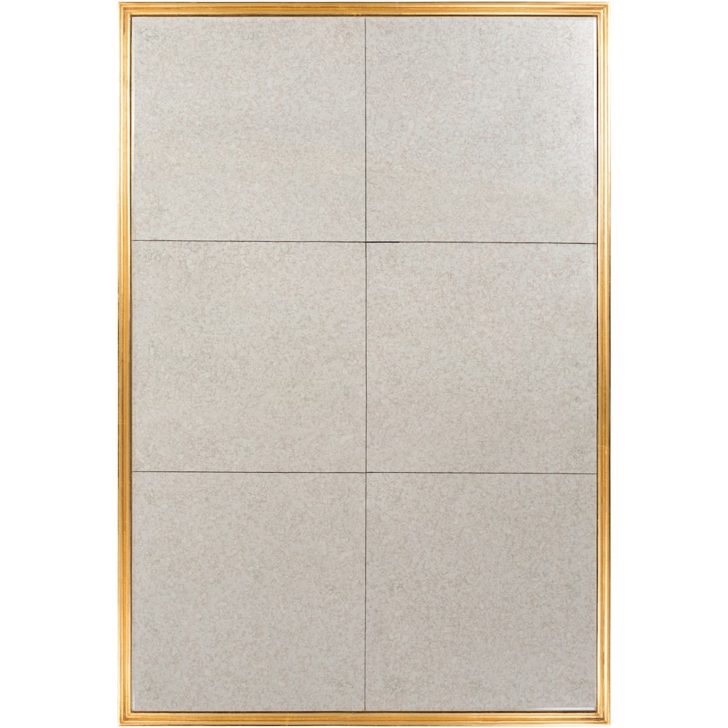 Edina Antiqued Tile Beveled Wall Mirror - 40" x 60"