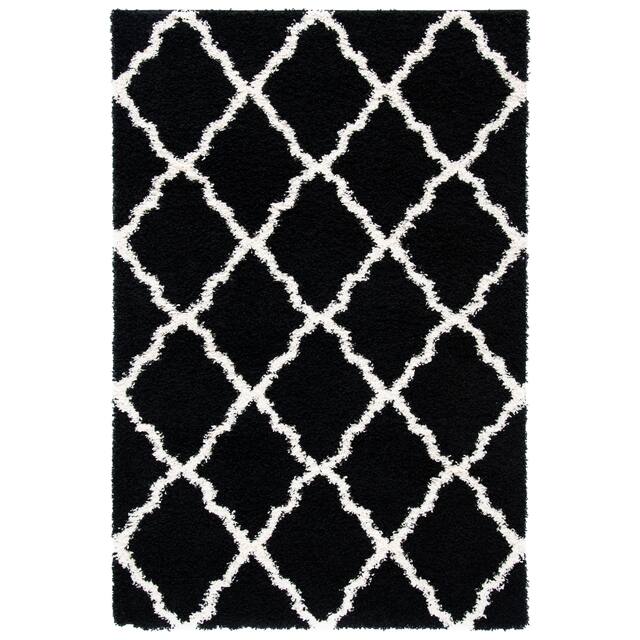 SAFAVIEH Dallas Shag Giusy Trellis 1.5-inch Thick Rug
