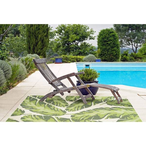 Kaleen Amalie 2 x 3 Lime Green Indoor/Outdoor Geometric Coastal Throw Rug Kaleen Amalie 2 x 3 Lime Green Indoor/Outdoor Geometric Coastal Throw Rug