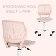 preview thumbnail 21 of 91, HomyLin Armless Swivel Kids Desk Chair with Mesh Padded Seating