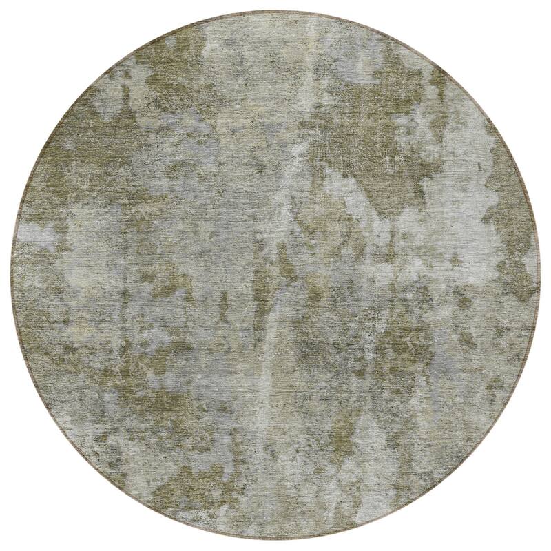 Allus Unique Abstract Weather Resistant Timeless Fusion Outdoor Rug