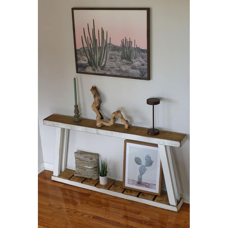 60 Inch A-Frame Single Top Console