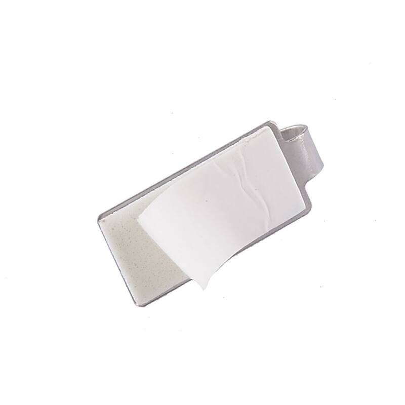 Bathroom Kitchen Stainless Steel Self Adhesive Wall Hooks Hanger 6pcs - Silver - 1.4" x 0.6" x 0.6"(L*W*T)