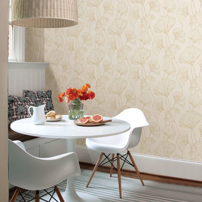 A-Street Prints Mythic Blue Floral Wallpaper