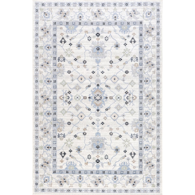 Nuloom Bridie Medallion Machine Washable Area Rug