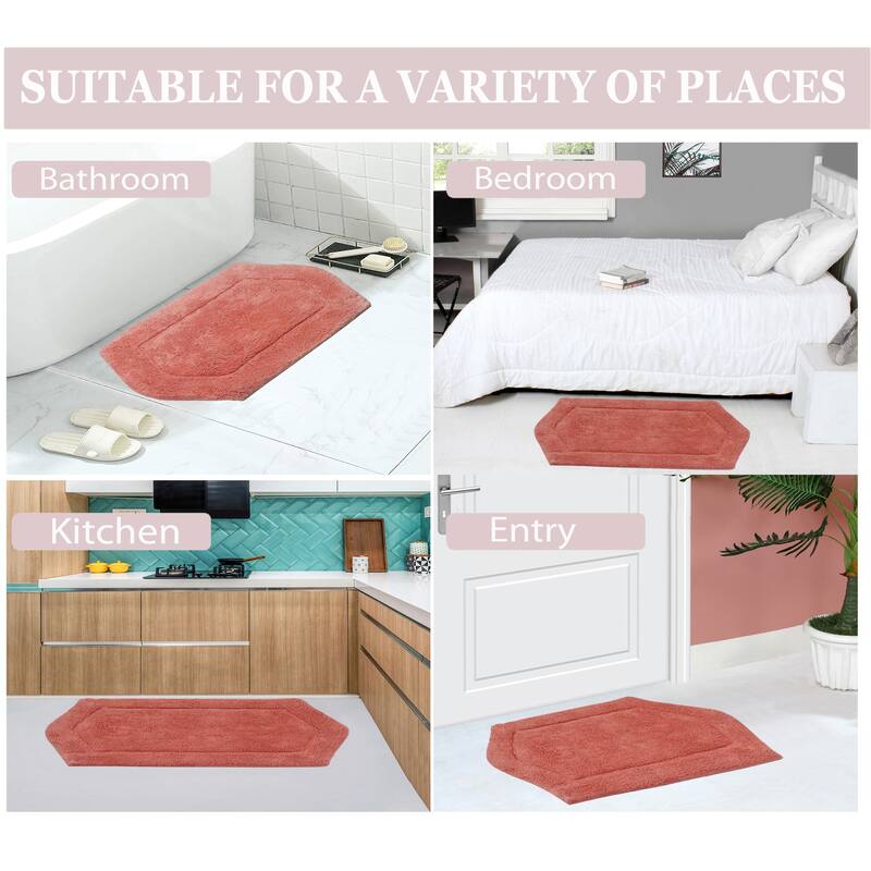 Home Weavers Porch & Den Heesacker Cotton 2-piece Bath Rug Set