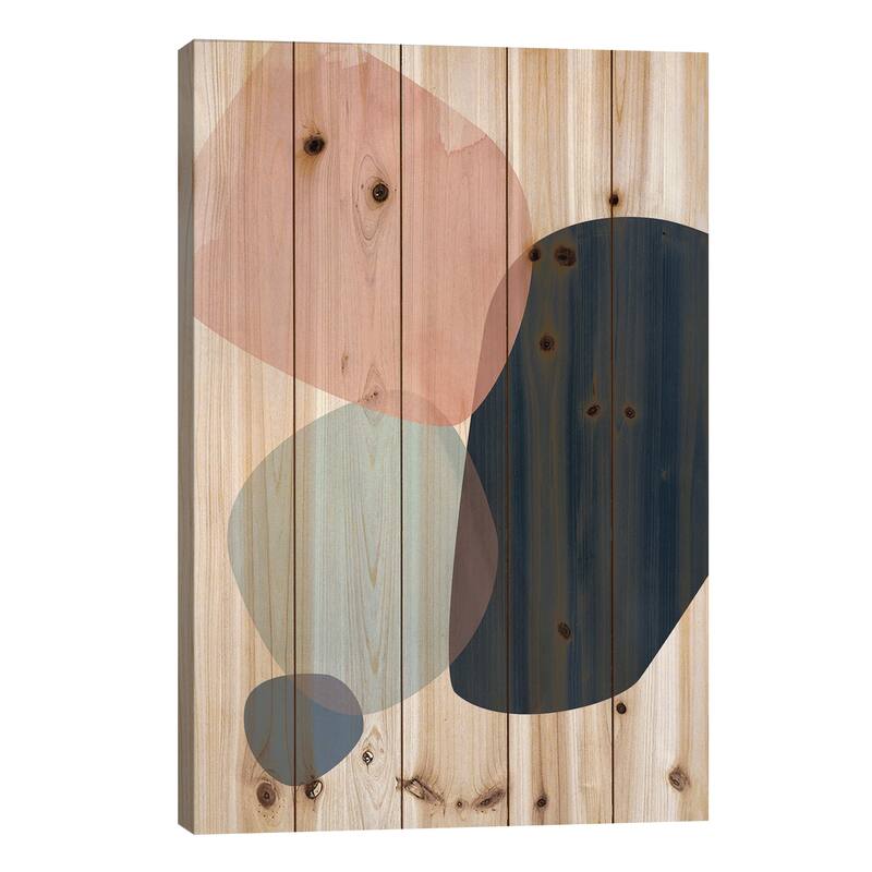 Graphic CL.H Print On Wood by Mareike Böhmer - Multi-Color - 26x18x1.5