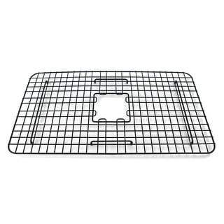SinkSense Wren Matte Black 27" x 15" Kitchen Sink Bottom Grid