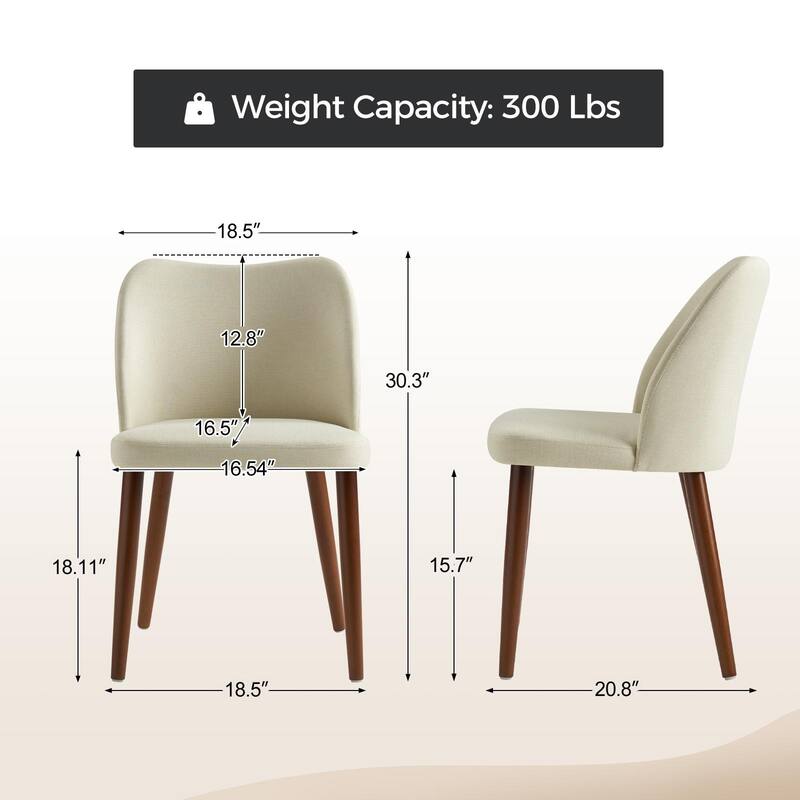 Melisa Solid Wood Dining Chair Set of 4 by HULALA HOME
