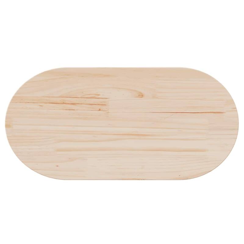 vidaXL Table Top Natural Solid Pine Wood Medium Durable Table Top