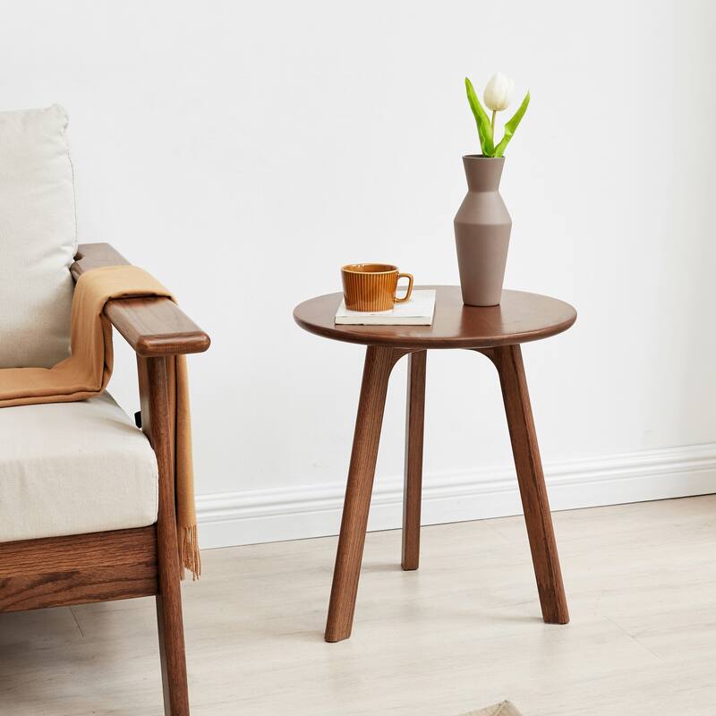 Small End Table Side Table - Walnut