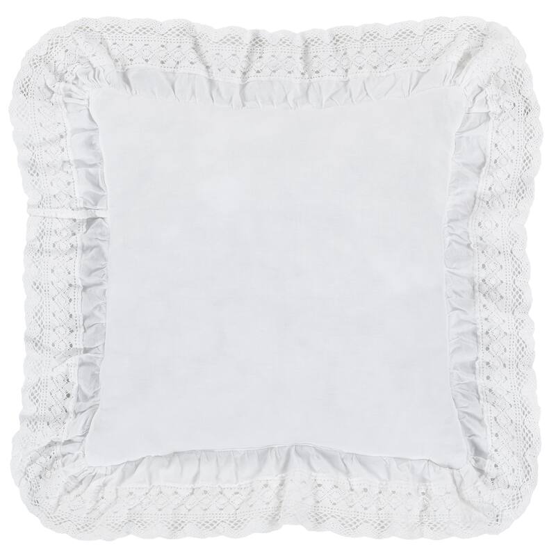 Samantha 20" Square Quilted Decorative Throw Pillow