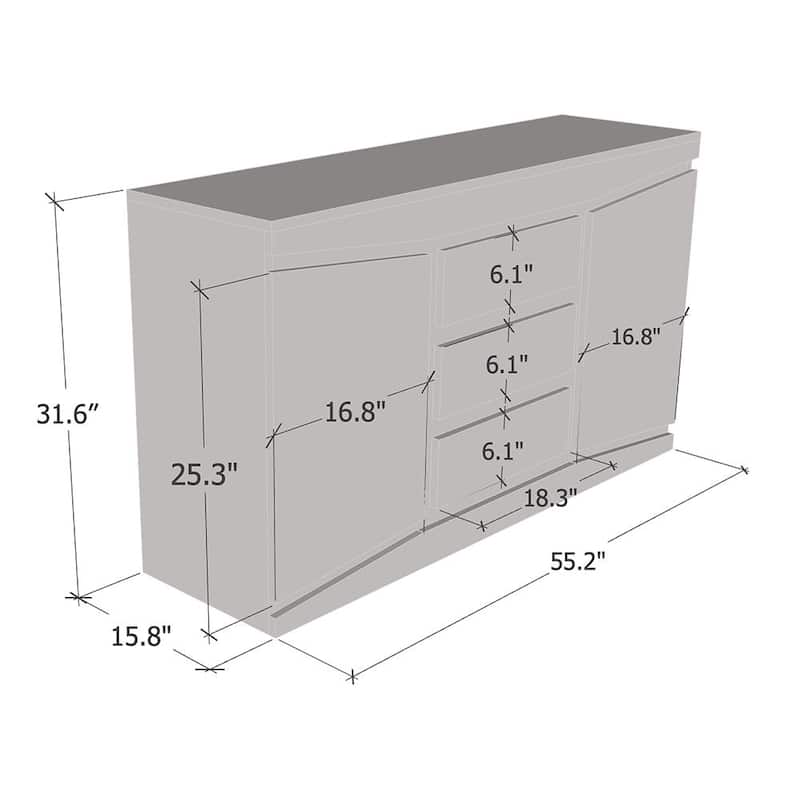 Prestige 55" Sideboard
