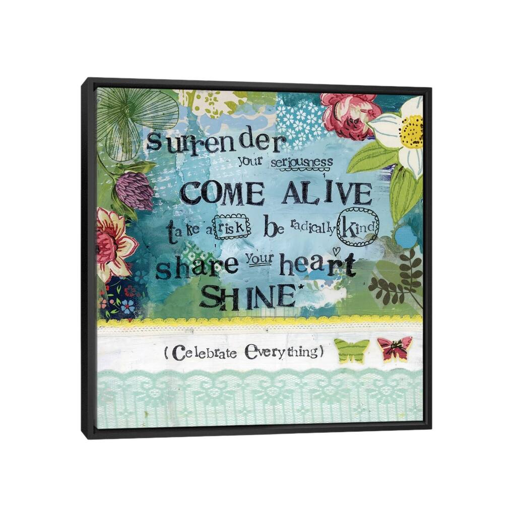 iCanvas "Come Alive" by Kelly Rae Roberts Framed Canvas Print