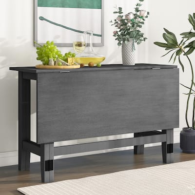 Space-Saving Drop Leaf Dining Table for 4