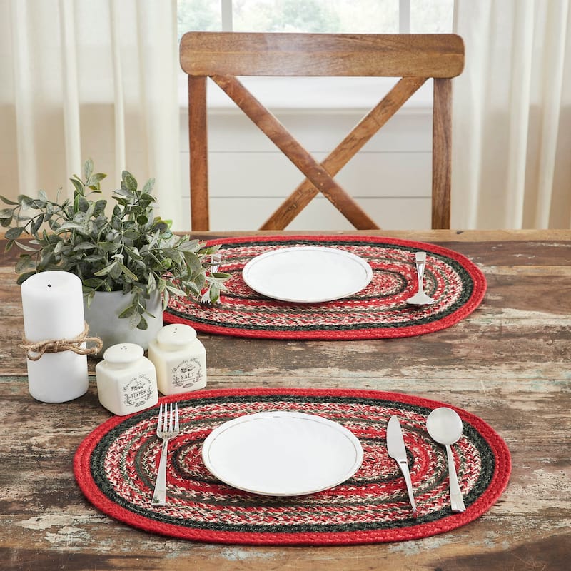 Forrester Indoor/Outdoor Oval Placemat 10x15 - 13x19