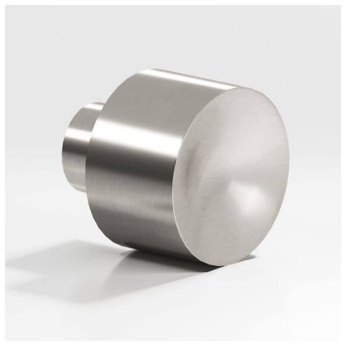 Colonial Bronze 184 Solid Metal 1" Round Cylindrical Cabinet Knob / - Satin Nickel