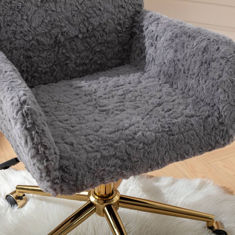 Artificial rabbit hair Home Office Chair
